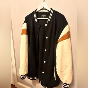 GNet 2XL Men’s Casual jacket blue,white & brown designs